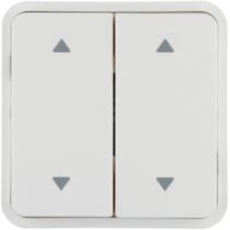 Cubyko 2 touches KNX pour 2 volets roulants coloris blanc (WNT974B)