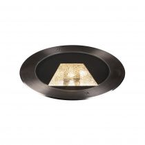 DASAR® 270, encastré de sol extérieur, asymétrique, noir, LED, 30W, 3000K, IP65/IP67, collerette inox 316 (1002893)