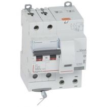 Disjoncteur diff DX³ 6000 -vis-2P-230/400V~-20A -typeAC -30mA-10kA- courbe C - 4 mod (411159)