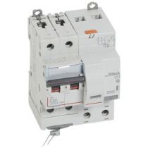 Disjoncteur diff DX³ 6000 -vis-2P-230/400V~-40A -typeAC -300mA-10kA- courbe C - 4 mod (411176)