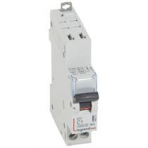 Disjoncteur DX³ 4500 - auto/vis - U+N 230V~ 1A - 6kA - courbe C - 1 mod (406875)