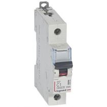 Disjoncteur DX³ 6000 - vis/vis - 1P - 230/400V~ - 1A - 10kA - courbe C - 1M (407646)