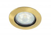 DISK - Encastré GU10, rond, fixe, bronze, lampe non incl.,conx°s/outil (4883)