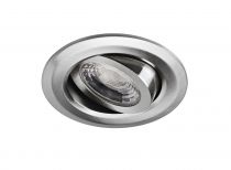 DL COVER - Encastré IP20/65, recouvrable, nickel, LED intég. 6W 54° 3000K 450lm (50658)