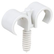 Double clips de tube diam 25 (43438)