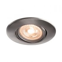 EASY-INSTALL QPAR51, encastré de plafond intérieur, rond, alu brossé, GU10/QPAR51, 20W max, RT 2012 (1001589)