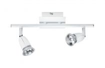 ECCO B2 - Plaf./Appl.Mur 2 spots GU10 50W max., blanc, lampes non incl. (4663)