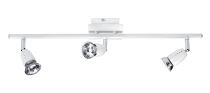 ECCO B3 - Plaf./Appl.Mur 3 spots GU10 50W max., blanc, lampes non incl. (4664)