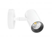 ELMA - Proj. s/patère, blanc, angle 36°, LED intég. 7,5W 3000K 530lm (50467)