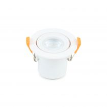 Encastré LED 6W 3000K 550 & 600 lm IP65 Blanc Ø87x57 (166103)