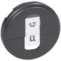 Enjoliveur Céliane - Prise RJ45 - graphite (067951)