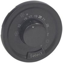 Enjoliveur Céliane - thermostat fil pilote / CPL - graphite