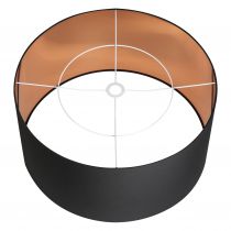 FENDA, abat-jour, intérieur, rond, Ø 70 cm, noir/cuivre (1000580)