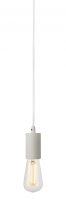 FITU, suspension intérieure, hauteur 9,1 cm, blanc, E27, 60W max, câble nu sans patère de 5m (132691)