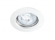 FIXO - Encastré rond, fixe, GU5,3, blanc, IP20 a/lpe LED 6W 3000K 460lm incl. (51113)