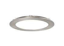 FLAT CCT - Downlight plat rond fixe nickel 110° LED 12W 770lm 3000/4000K (CCT) (50805)