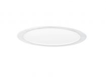 FLAT LED-Downlight plat rond fixe blanc 110° LED intég 30W 4000K 2500lm dimmable (50380)