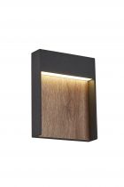 FLATT, applique extérieure, anthracite/imitation bois, LED, 14W, 3000K/4000K, IP65 (1002953)