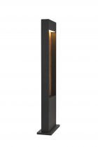 FLATT 65, borne extérieure, anthracite/imitation bois, LED, 9,7W, 3000K/4000K, IP65 (1002957)