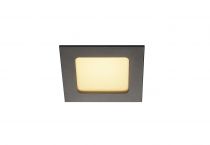 FRAME BASIC SET, encastré de plafond ou mural intérieur, noir mat, LED, 8,6W, 3000K (112720)