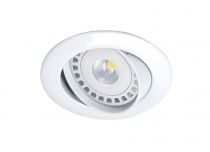 GALAXY - Encastré GU10, rond, basc., blanc, a/lpe LED 4W 2700K 260lm incl. (51020)