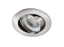 GALAXY - Encastré GU10, rond, basc., nickel, a/lpe LED 7W 4000K 670lm incl. (51043)