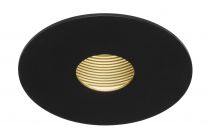 H-LIGHT, encastré de plafond intérieur, rond, noir mat, LED, 11W, 2700K, variable Triac (114480)