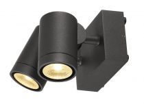 HELIA, applique et plafonnier extérieur, double, anthracite, LED, 16W, 3000K, IP55, variable Triac (233255)