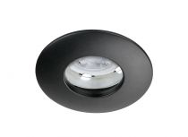 HIDRO - Encastré GU5,3, IP20/65, Vol.1, rond, fixe, noir, lampe non incl. (4065)