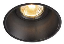 HORN-T, encastré de plafond intérieur, noir mat, GU10/QPAR51, 50W max (113140)