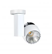 IKAR 01 - Proj. s/patère, blanc, angle 36°, LED intég. 40W 4000K 4000lm (50187)