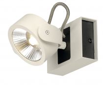 KALU, applique et plafonnier intérieur, simple, blanc/noir, LED, 17W, 3000K, variable Triac (1000128)