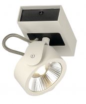 KALU, applique et plafonnier intérieur, simple, blanc/noir, LED, 17W, 3000K, variable Triac (1000128)