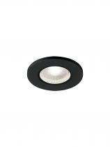 KAMUELA ECO, encastré de plafond intérieur, noir, LED, 6,5W, 4000K, IP65, RT 2012, variable Triac (1001017)