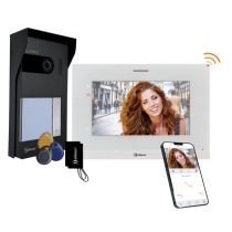 Kit vidéo connecté WIFI 7\'\' SOUL 1 appel avec mémoire et contrôle d\'accès par badges (GS5110/ART7W)