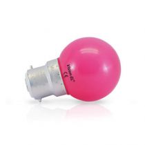 led 1 watt bulb b22 rose boite (7646c)