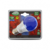 led 10w bulb e27 bleu blister (73891)