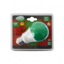 led 10w bulb e27 vert blister (73893)