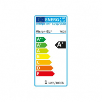 led 1w bulb e27 orange blister (7628)