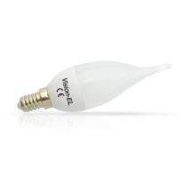 led 4 watt coup de vent e14 3000k ceramic depoli blister (74601b)