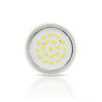 led 4w gu10 3000k 110° dichro verre boite (78900)