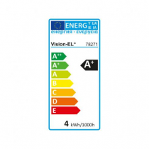 led 4w gu10 6000k 38° boite (78271)