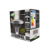 led es 111 gu10 silver ac 220-240v 15w 4000k boite (77971)