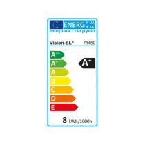 led fil cob bulb e27 8w 4000k clr blister (71450)