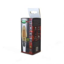 led fil cob flamme e14 4w 4000kgolden boite (71274)