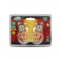 led fil cob g45 e27 3 w 2700k blister x 2 (71353)