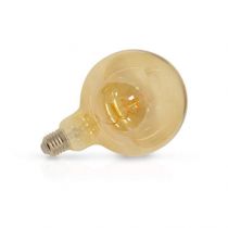 led fil cob globe g125 e27 4w 2700k golden spirale boite (71580)