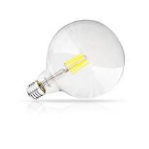 led fil cob globe g125 e27 8w 4000k clr boite (7155)