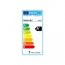 led tube e27 7w 3000k boite (73842)