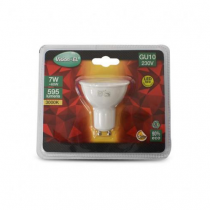 led vision-el 7 w gu10 3000k 38° blister (7818)